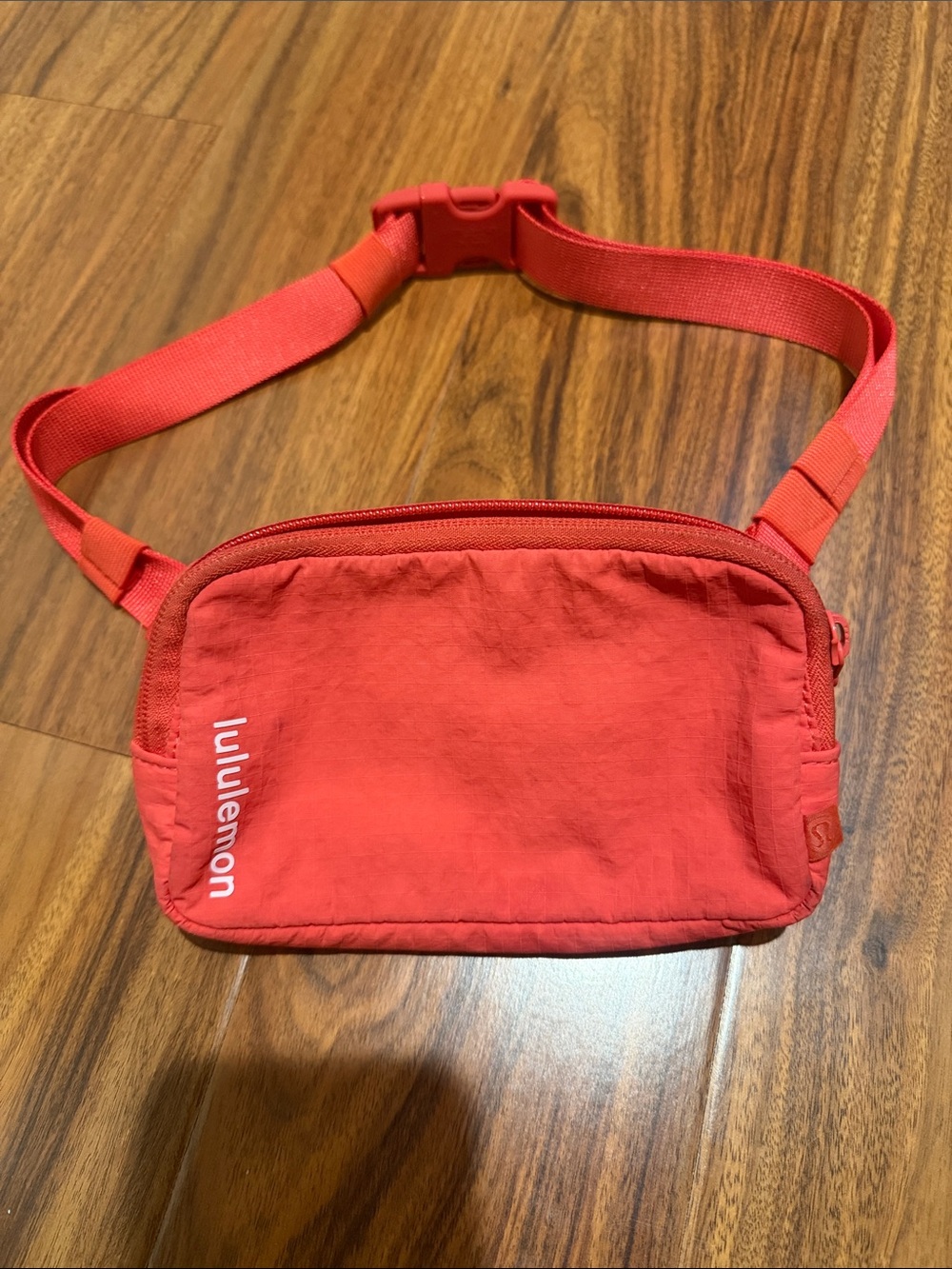 lululemon athletica Coral Red Mini Waist Bag